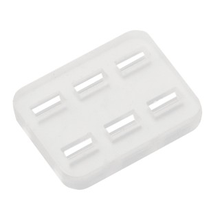 TE Connectivity Junior Power Timer Automotive Connector Seal Silicone Interface Seal 12.65mm x 16.2mm x 2.61mm 963205-1