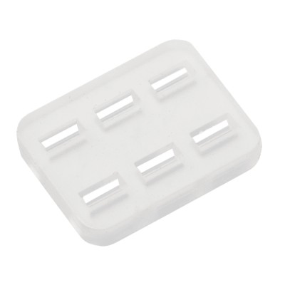 TE Connectivity Junior Power Timer Automotive Connector Seal Silicone Interface Seal 12.65mm x 16.2mm x 2.61mm 963205-1
