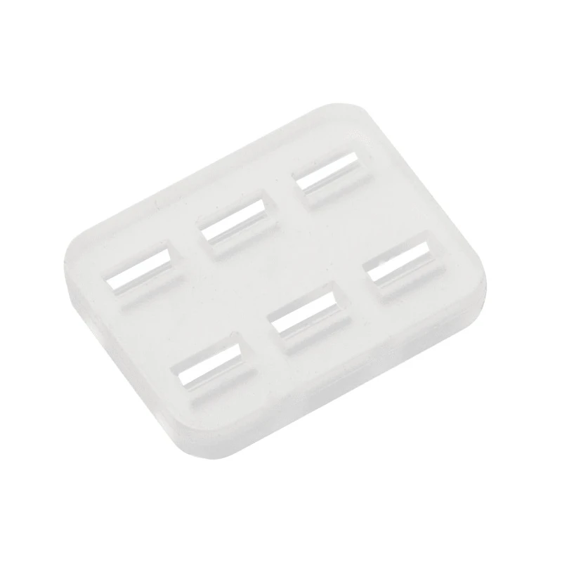 TE Connectivity Junior Power Timer Automotive Connector Seal Silicone Interface Seal 12.65mm x 16.2mm x 2.61mm 963205-1