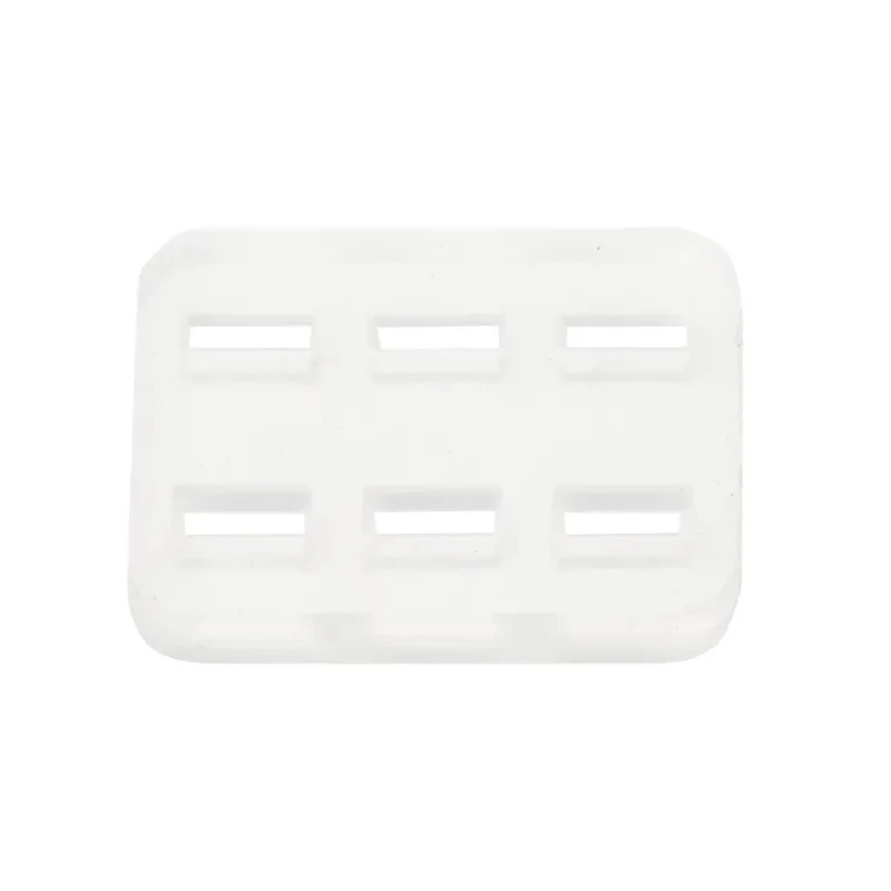 TE Connectivity Junior Power Timer Automotive Connector Seal Silicone Interface Seal 12.65mm x 16.2mm x 2.61mm 963205-1