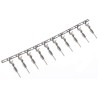 TE Connectivity Micro Timer II Series Male Crimp Terminal, 10A Current, 17 - 20 AWG Wire Size, Tin Plating 963904-1