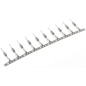 TE Connectivity Micro Timer II Series Male Crimp Terminal, 10A Current, 17–20 AWG Wire Size, Tin Plating 963904-1