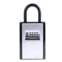 ABUS Key Lock Box Zinc Material Shackle Mount Black Silver 175mm Height 80mm Width 43mm Depth 797