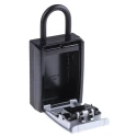 ABUS Key Lock Box Zinc Material Shackle Mount Black Silver 175mm Height 80mm Width 43mm Depth 797
