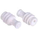 TE Connectivity Automotive Connector Seal Female Cavity Plug Silicone Housing Grey 963143-1