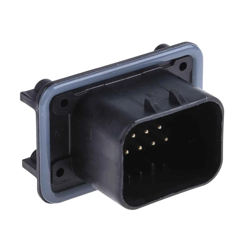 TE Connectivity Ampseal Automotive Connector Female Green Through Hole 14 Way Solder Termination 10A 1-776267-1