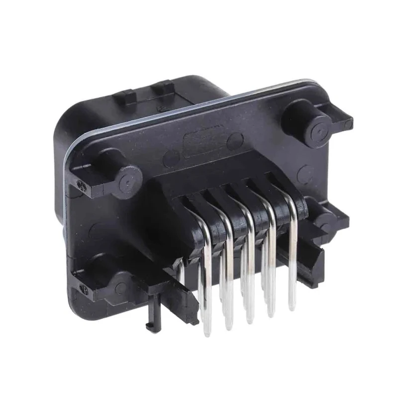 TE Connectivity Ampseal Automotive Connector Female Green Through Hole 14 Way Solder Termination 10A 1-776267-1