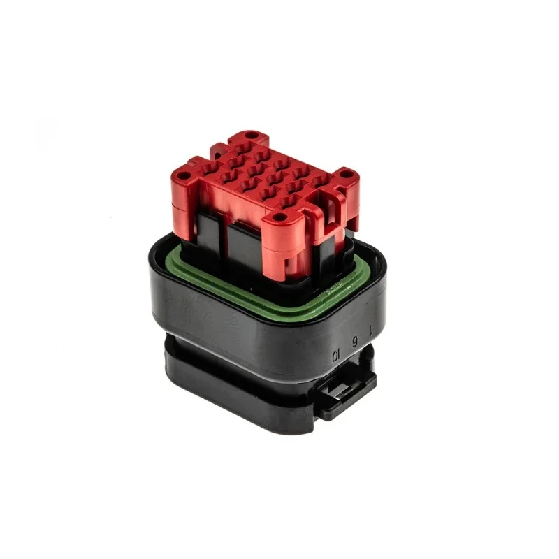 TE Connectivity Ampseal Automotive Connector Male Black Housing 14 Way Crimp Termination 776273-1