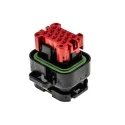 TE Connectivity Ampseal Automotive Connector Male Black Housing 14 Way Crimp Termination 776273-1