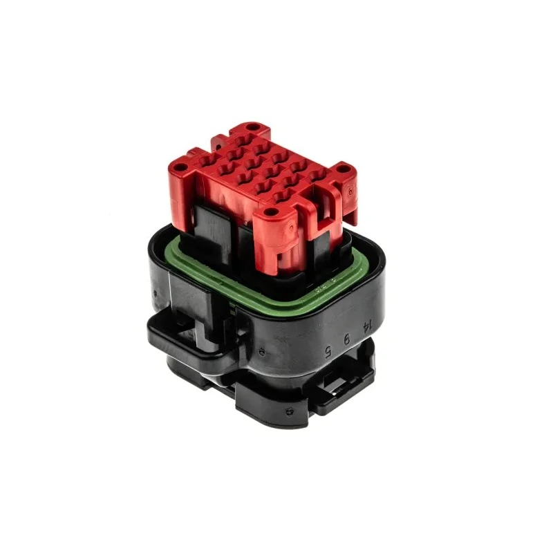 TE Connectivity Ampseal Automotive Connector Male Black Housing 14 Way Crimp Termination 776273-1