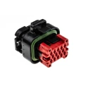 TE Connectivity Ampseal Automotive Connector Male Black Housing 14 Way Crimp Termination 776273-1