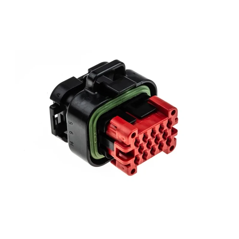 TE Connectivity Ampseal Automotive Connector Male Black Housing 14 Way Crimp Termination 776273-1