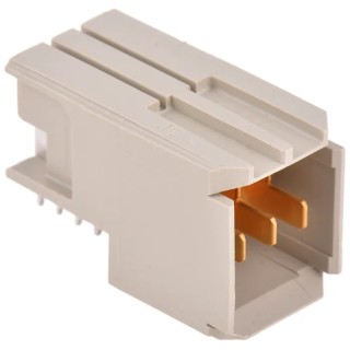 TE Connectivity Z-PACK HM 2 mm Pitch Universal Power Module Backplane Connector, Right Angle Male, 1 Row, 3 Way 5-5223961-1