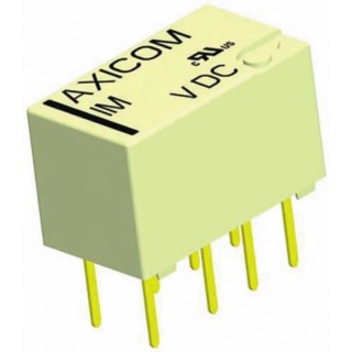 TE Connectivity PCB Signal Relay 5V dc Coil 2A DPDT IM Series 10x6x5.65 mm 1-1462038-3