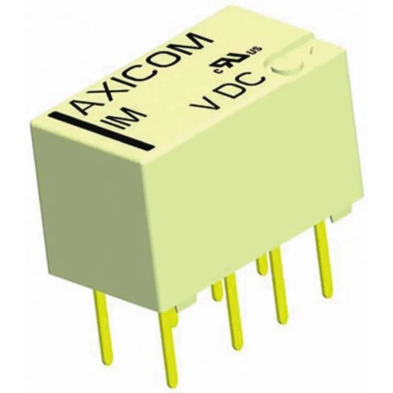 TE Connectivity PCB Signal Relay 5V dc Coil 2A DPDT IM Series 10x6x5.65 mm 1-1462038-3