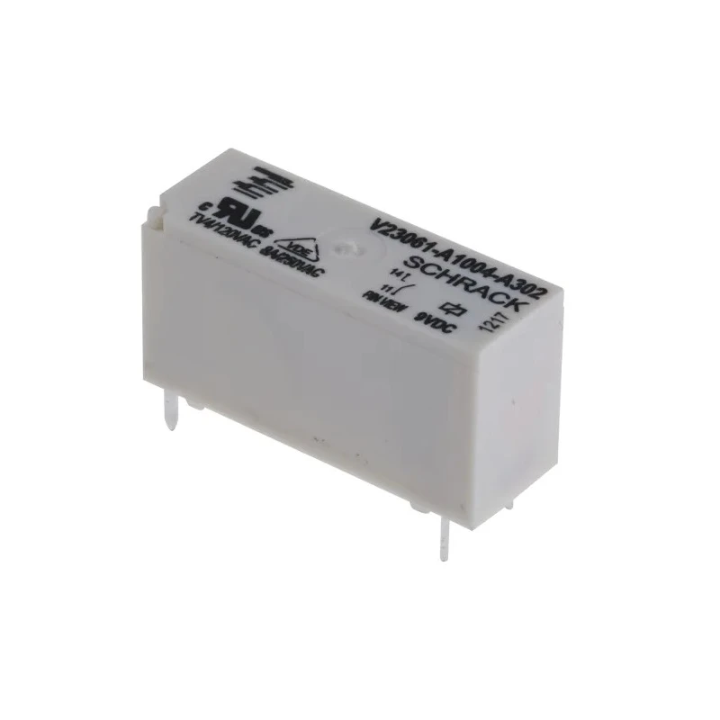 TE Connectivity MSR Series Miniature PCB Power Relay 9V DC Coil, 8A Switching Current, SPST, Through Hole Mount 1-1393222-5