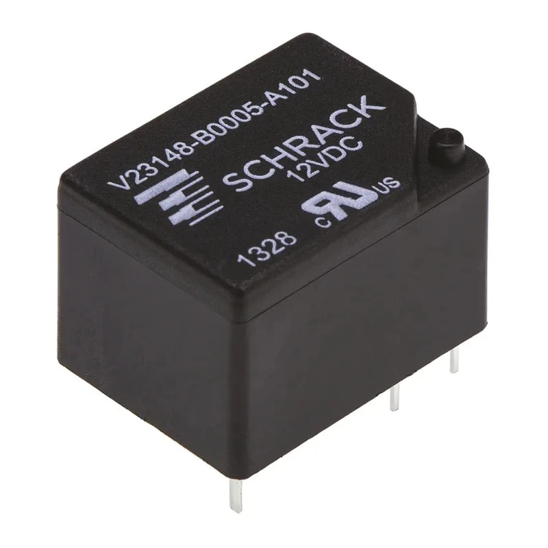 TE Connectivity PCB Power Relay 12V dc Coil 7A Switching Current SPDT SCHRACK Series 1393204-7