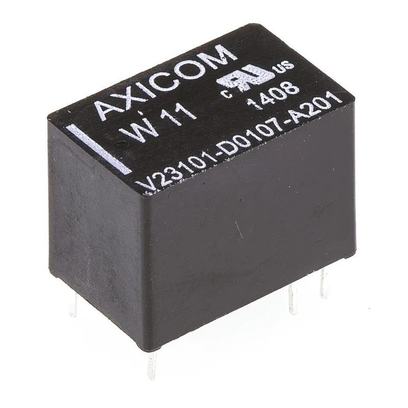 TE Connectivity PCB Signal Relay 24V DC Coil, 1.25A SPST, W11 Series V23101D 107A201