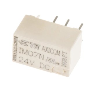 TE Connectivity PCB Signal Relay 12V DC Coil 2A Switching Current DPDT IM Series 10x6x5.65 mm 1-1462038-7