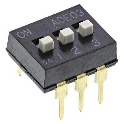 TE Connectivity Slide Rotary Coded DIP Switch Through Hole 1825057-2