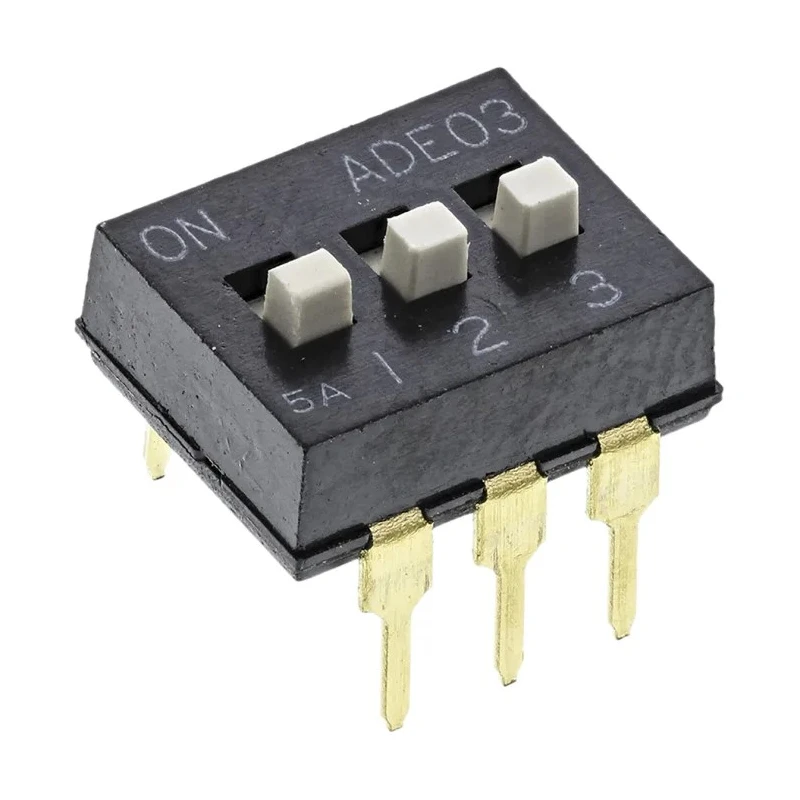 TE Connectivity Slide Rotary Coded DIP Switch Through Hole 1825057-2