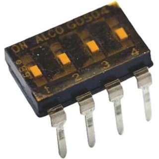 TE Connectivity Slide Rotary Coded DIP Switch Through Hole 1825006-5