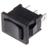 TE Connectivity SPDT On-Off-On Rocker Switch Panel with Black Rectangular Actuator, 16A, 28V dc, IP66 PRASD3-16F-BB000