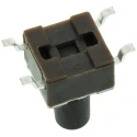 TE Connectivity Black Tactile Switch Button 5.9 mm SPST 50mA 24 V dc Surface Mount FSM8JSMA