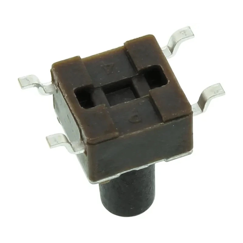 TE Connectivity Black Tactile Switch Button 5.9 mm SPST 50mA 24 V dc Surface Mount FSM8JSMA
