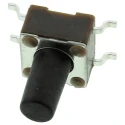 TE Connectivity Black Tactile Switch Button 5.9 mm SPST 50mA 24 V dc Surface Mount FSM8JSMA