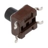 TE Connectivity Black Tactile Switch Button 3.4 mm SPST 50mA 24 V dc Surface Mount FSM6JSMATR