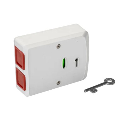 RS PRO 2 Button Panic Button 918-4725 United Kingdom Grade 3 Tamper Switch Protection