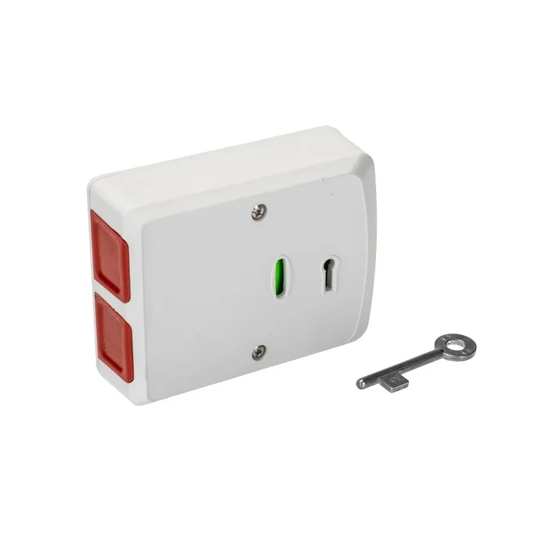 RS PRO 2 Button Panic Button 918-4725 United Kingdom Grade 3 Tamper Switch Protection