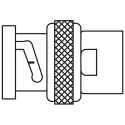 TE Connectivity BNC Series Coaxial Connector Cable Male BNC 50 Ω Straight Body Solder RBD-50-M-00