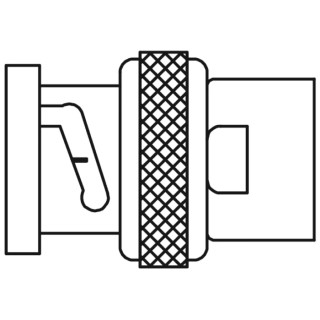 TE Connectivity BNC Series Coaxial Connector Cable Male BNC 50 Ω Straight Body Solder RBD-50-M-00