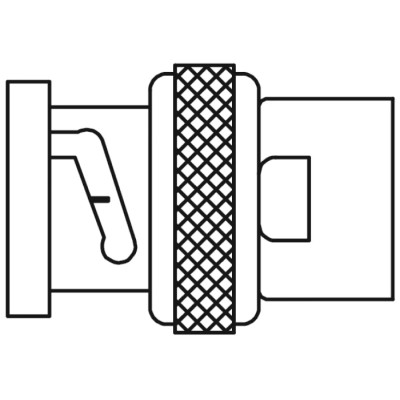 TE Connectivity BNC Series Coaxial Connector Cable Male BNC 50 Ω Straight Body Solder RBD-50-M-00