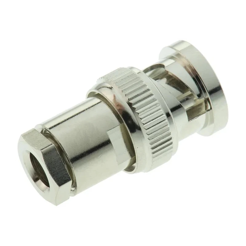 TE Connectivity BNC Series Coaxial Connector Cable Male BNC, 50 Ω, Straight Body Clamp 1-1337420-0