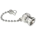 TE Connectivity Coaxial Connector Accessory RF Connector Dust Cap Nickel Plated Brass for BNC Connector 1-1337524-0