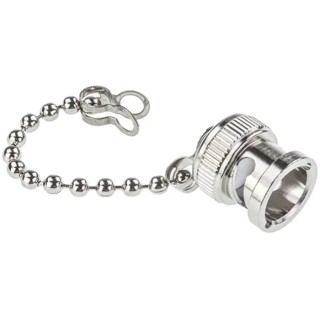 TE Connectivity Coaxial Connector Accessory RF Connector Dust Cap Nickel Plated Brass for BNC Connector 1-1337524-0