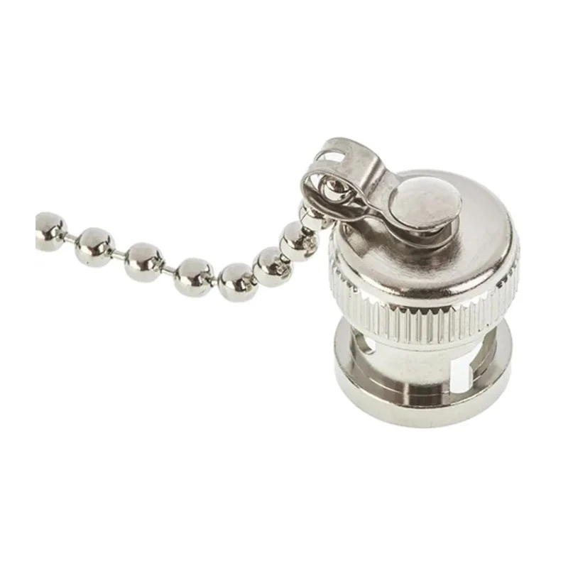 TE Connectivity Coaxial Connector Accessory RF Connector Dust Cap Nickel Plated Brass for BNC Connector 1-1337524-0