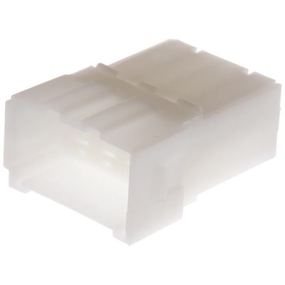 TE Connectivity Timer Automotive Connector Male Natural Cable 8 Way Crimp Termination 969191-1