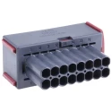 TE Connectivity Junior Power Timer Automotive Connector Female Grey Cable 16 Way Crimp Termination 2-963217-1