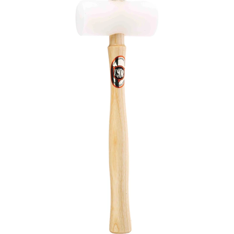 RS PRO Polyethylene Mallet Replaceable Face 180 g, Polyethylene Head Diameter 38 mm, Wood Handle 222-1580