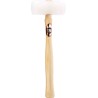 RS PRO Polyethylene Mallet Replaceable Face 180 g, Polyethylene Head Diameter 38 mm, Wood Handle 222-1580