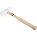 RS PRO Polyethylene Mallet Replaceable Face 180 g, Polyethylene Head Diameter 38 mm, Wood Handle 222-1580