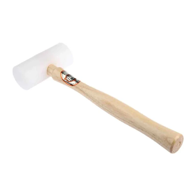RS PRO Polyethylene Mallet Replaceable Face 180 g, Polyethylene Head Diameter 38 mm, Wood Handle 222-1580