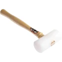 RS PRO Polyethylene Mallet Replaceable Face 180 g, Polyethylene Head Diameter 38 mm, Wood Handle 222-1580