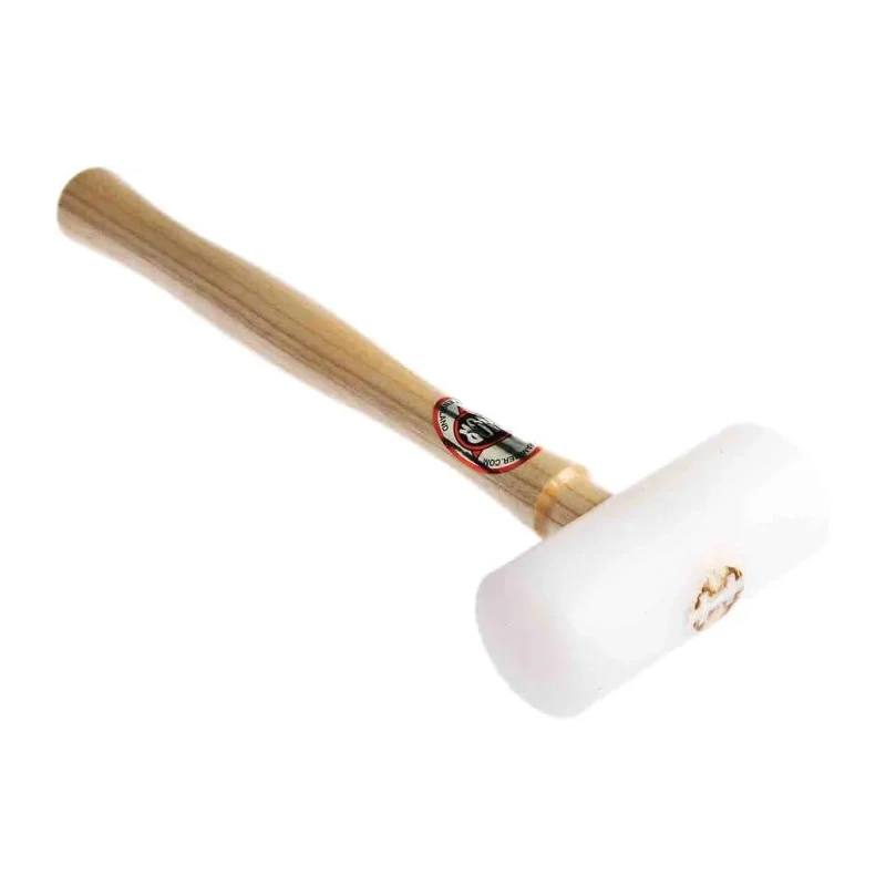 RS PRO Polyethylene Mallet Replaceable Face 180 g, Polyethylene Head Diameter 38 mm, Wood Handle 222-1580