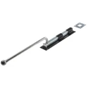 RS PRO Steel Epoxy Black Monkey Tail Door Bolt 450 mm 894-6749