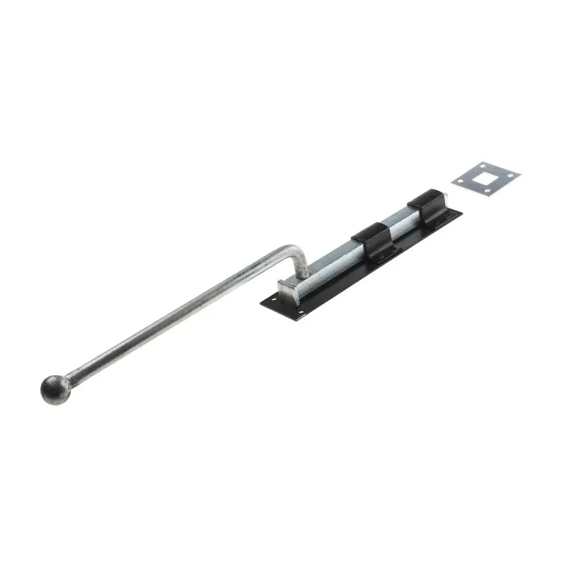 RS PRO Steel Epoxy Black Monkey Tail Door Bolt 450 mm 894-6749